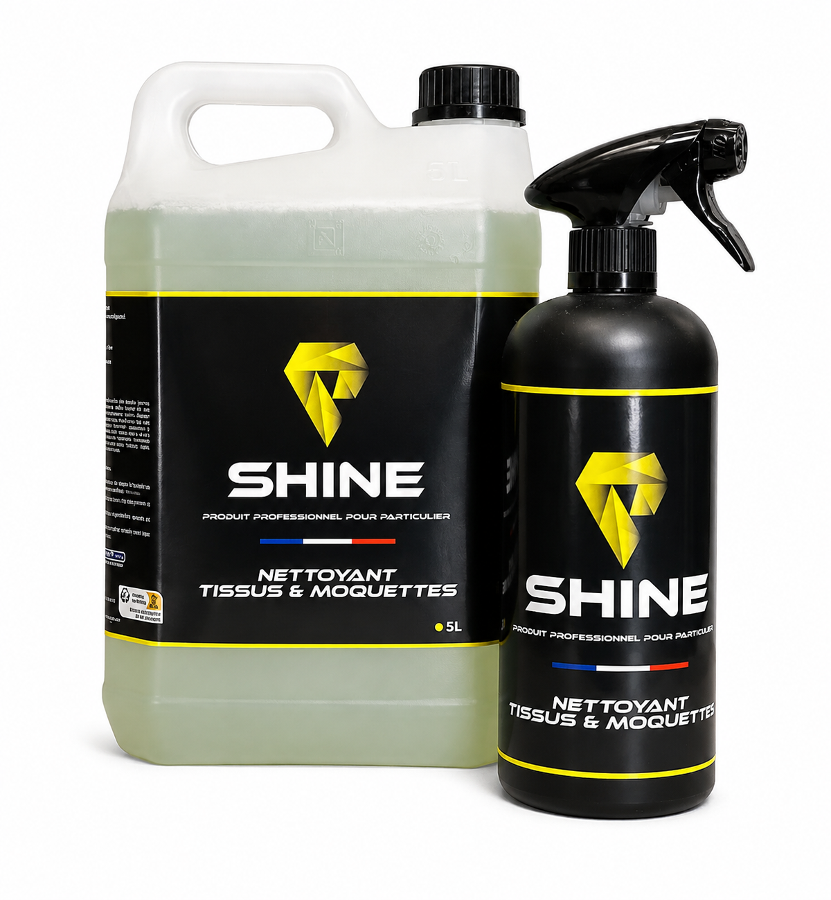 SHINE - NETTOYANT TISSUS & MOQUETTES | Prêt à l'emploi