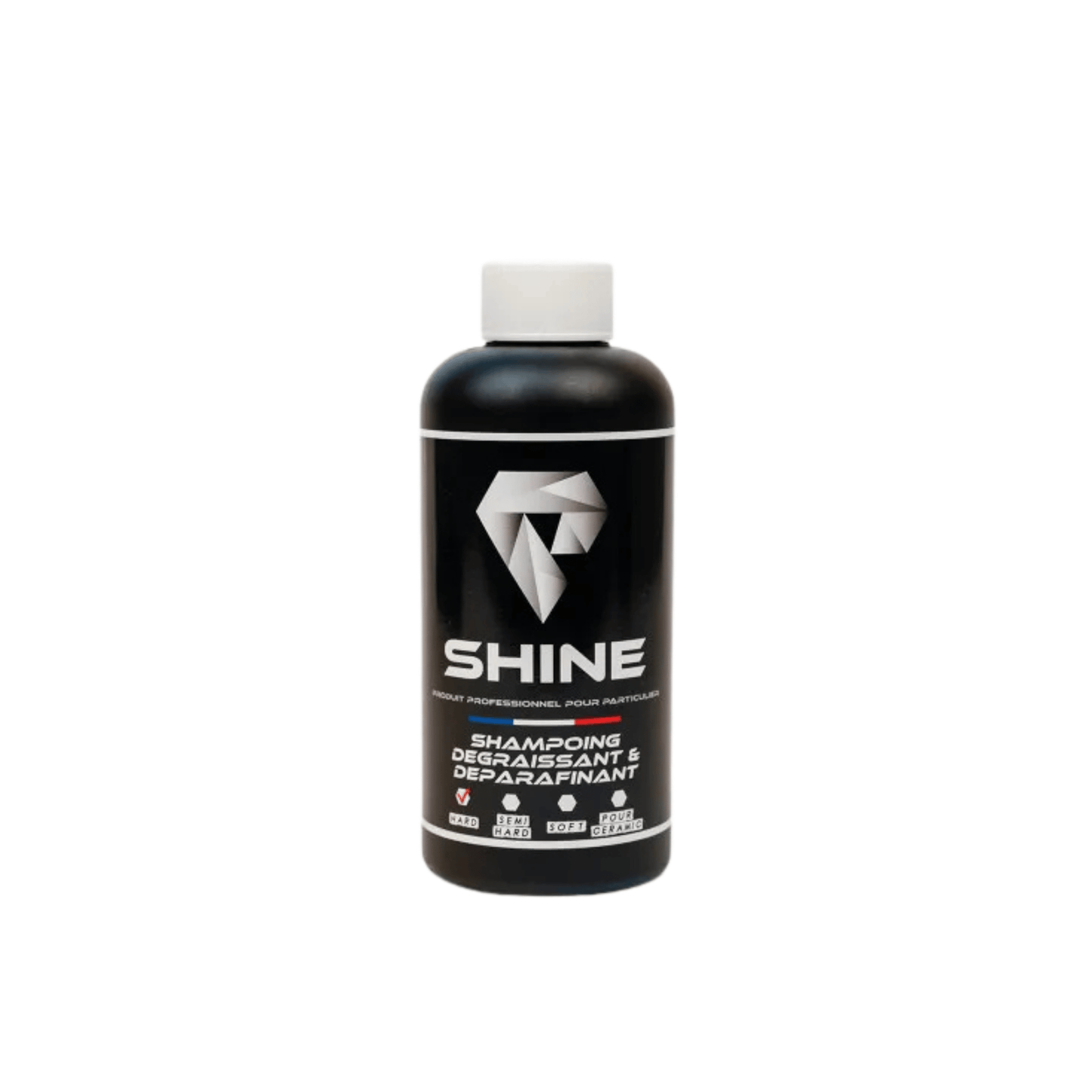SHINE - SHAMPOING DEGRAISSANT & DEPARAFFINANT HARD | Retire Cires + Préparation