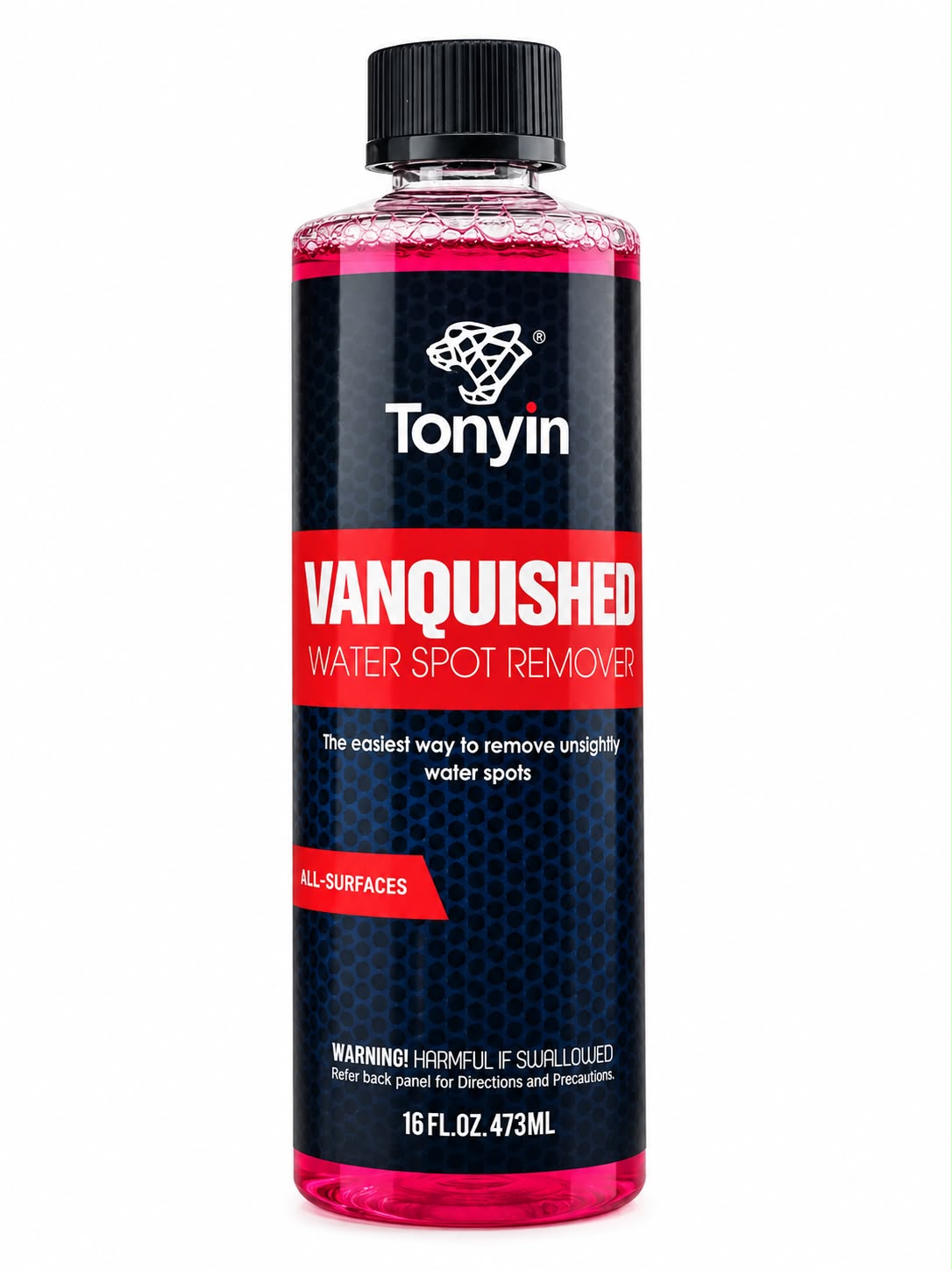 Tonyin Vanquished Water Spot Remover – Éliminateur de Traces d'Eau Dures • Restaure la Clarté