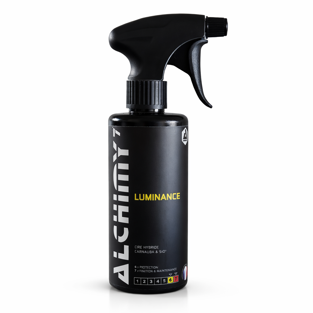 ALCHIMY7 - LUMINANCE | Cire Hybride Carnauba + Nano-Polymères + Effet Déperlant