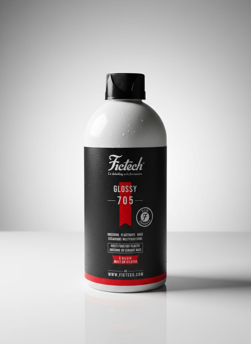 FICTECH GLOSSY - Dressing plastiques base céramique