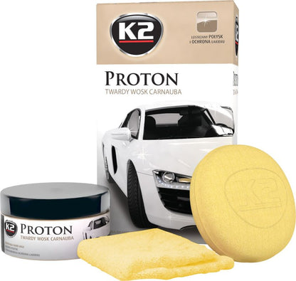 K2 PROTON - Cire carnauba dure 200g Kit complet
