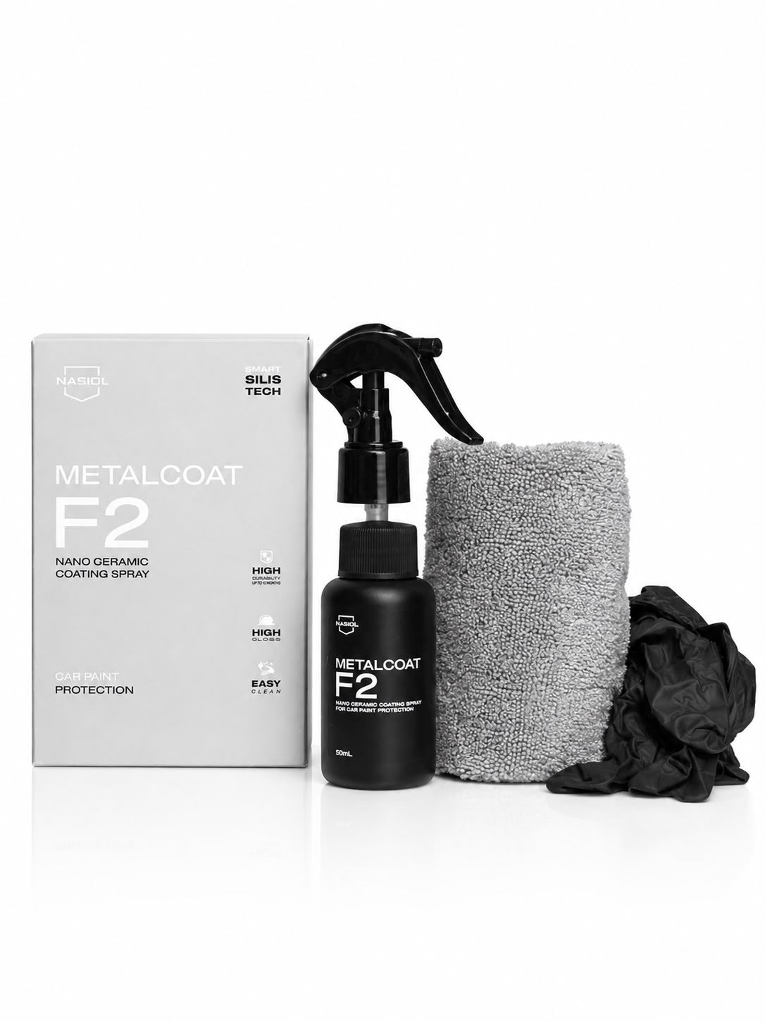 NASIOL METALCOAT F2 – Nano-Coating Céramique Spray Protection Carrosserie