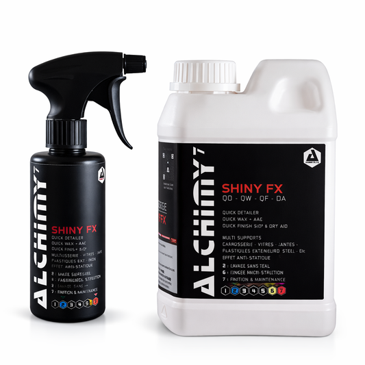 ALCHIMY7 - SHINY FX | Cire Spray Multi-Fonctions Hydrophobe | Brillance + Protection