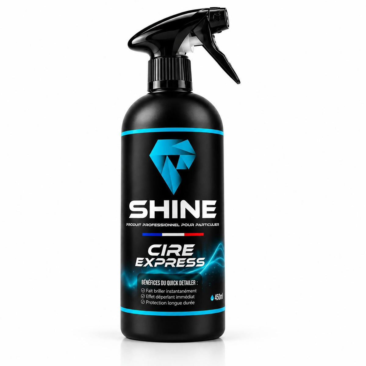SHINE Cire Express – Cire de Finition Rapide • Brillance Éclatante & Protection