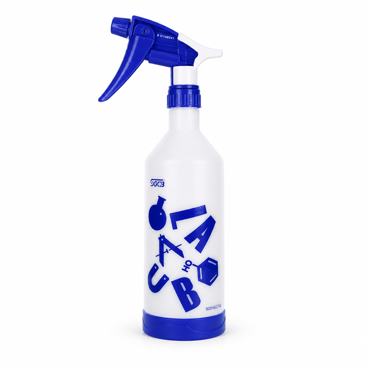 SGCB Spray Bottle 2.1 - Flacon Vaporisateur Résistant Chimique 800ml | Guide Dilution + Anti-fuite