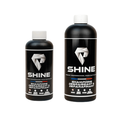 SHINE - SHAMPOING DEGRAISSANT & DEPARAFFINANT HARD | Retire Cires + Préparation