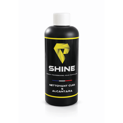 SHINE - NETTOYANT CUIR & ALCANTARA | Dégraissant + Préservation