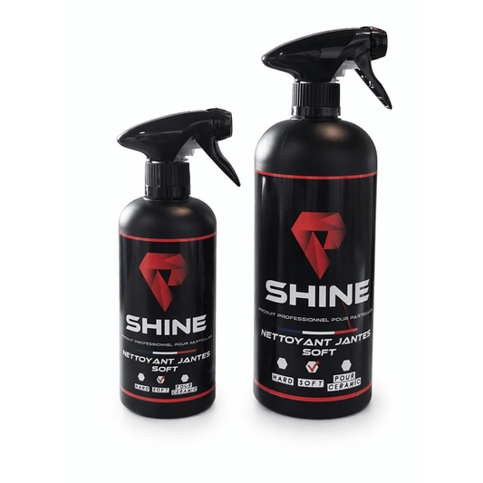 SHINE - NETTOYANT JANTES SOFT | Sans Acide + Usage Régulier + Brillance