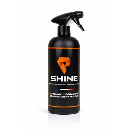 SHINE - DEGRAISSANT NETTOYANT COMPARTIMENT MOTEUR | Dégraisse + Ravive