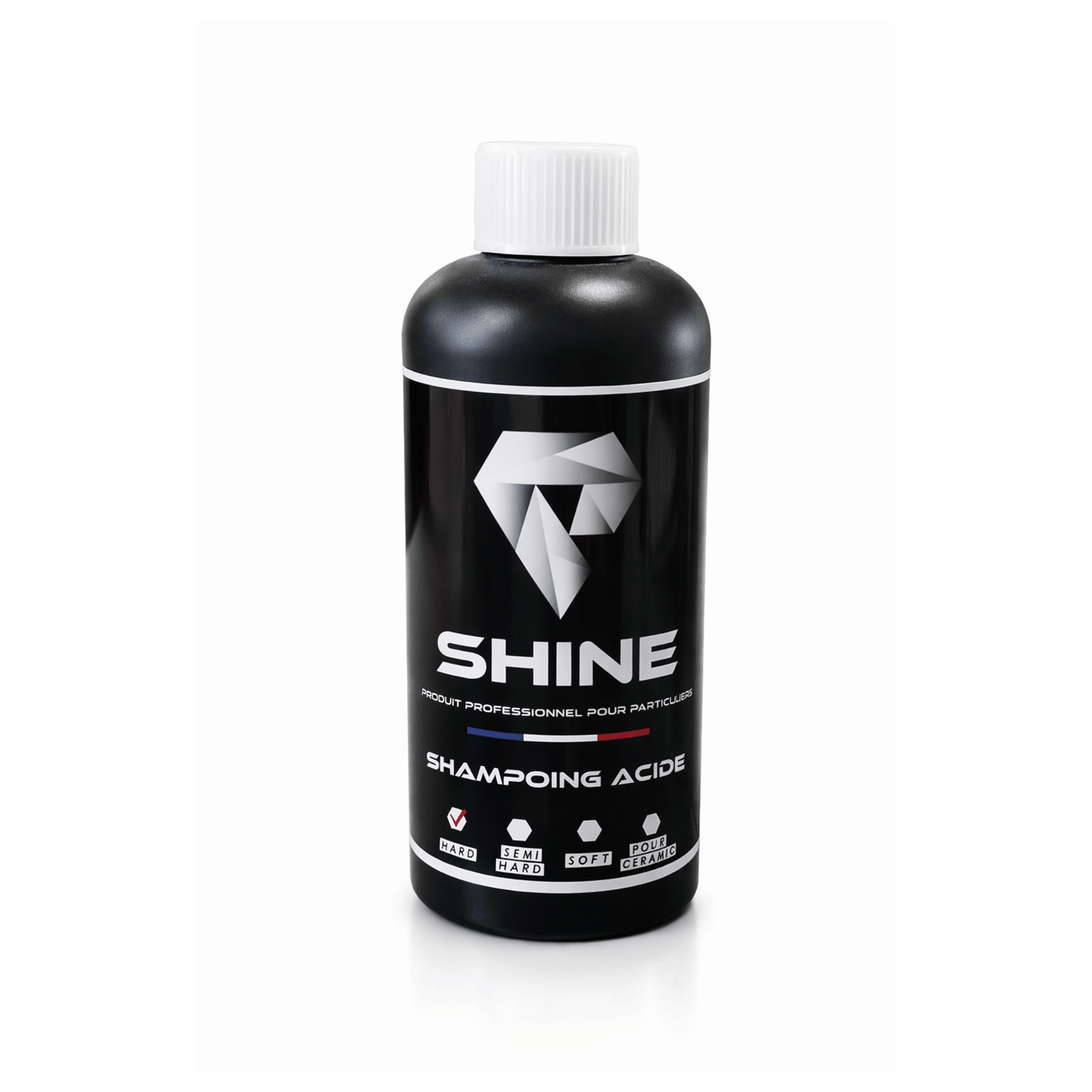 SHINE - SHAMPOING ACIDE | pH2 Anti-Calcaire + Détox Carrosserie