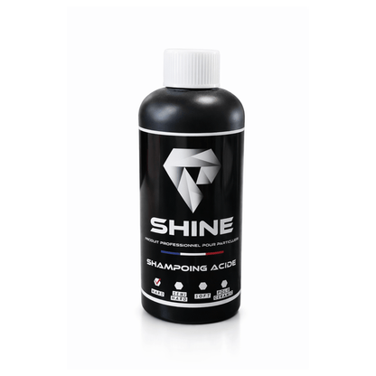 SHINE - SHAMPOING ACIDE | pH2 Anti-Calcaire + Détox Carrosserie