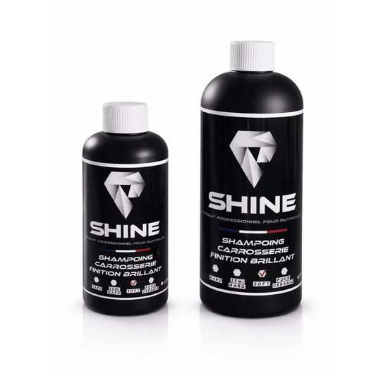 SHINE - SHAMPOING CARROSSERIE FINITION BRILLANT | Brillance + Agent Hydrofuge