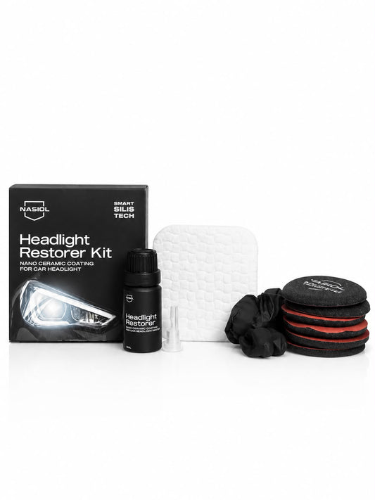 NASIOL HEADLIGHT RESTORER KIT – Kit Rénovation & Protection Céramique Phares