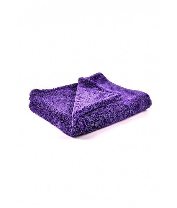 MAXSHINE Purple Duo Twisted - Serviette Séchage Microfibre 60x90cm | Ultra Absorbante 1200 GSM